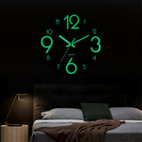 Luminous,Clock,Number,Quartz,Hanging,Clocks,Bedroom,Decor