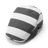 Women,Cotton,Stripe,Beret,Sunshade,Casual,Outdoors,Peaked,Forward