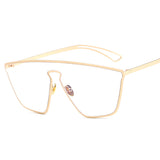 Unisex,Vintage,Metal,Large,Frame,Glassess,Summer,Outdooors,Protection,Glasses