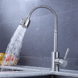 Stainless,Steel,Kitchen,Faucet,Rotation,Single,Handle,Switch,Shower