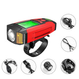 BIKIGHT,Multifunction,350LM,Light,Computer,130dB,Alarm,Induction,Bicycle,Headlamp,Rechargeable,Waterproof,Cycling