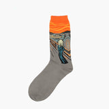 Unisex,Painting,Cotton,Socks