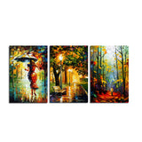 Miico,Painted,Three,Combination,Decorative,Paintings,Watercolor,Painting,Decoration