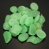 50pcs,Glowing,Artificial,Pebbles,Stones,Garden,Flower,Decor,Landscape,Noctilucent,Stone