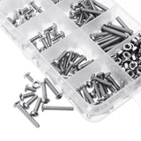 Suleve,M3SS5,340Pcs,Stainless,Steel,Hexagon,Sockets,Screw,Assortment