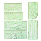 Circles,Squares,Geometric,Formwork,Drawing,Templates,Angle,Ruler,Stencil,Measuring