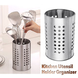 12x18cm,Stainless,Steel,Chopsticks,Organizer,Drain,Basket,Kitchen,Tableware,Storage,Holder