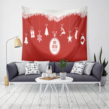Loskii,Santa,Print,Hanging,Tapestry,Christmas,Tapestry,Decor,Christmas,Decorations