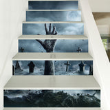 Miico,LT009,Halloween,Sticker,Stair,Sticker,Novetly,Sticker,Removable,Sticker,Waterproof,Sticker