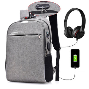 IPRee,Backpack,16inch,Laptop,Charging,Headphone,Shoulder,Luminous,School