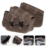 Right,Universal,Saddlebag,Storage,Bottle,Holder,Leather,Waterproof,Motorcycles