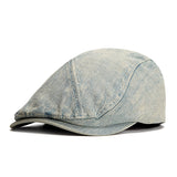 Washed,Cotton,Denim,Berets,Outdoor,Casual,Sunscreen,Forward