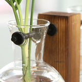 Terrarium,Glass,Hydroponic,Plant,Transparent,Flower,Wooden,Frame,Decorations