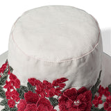 Women,Summer,Outdoor,Embroidery,Flower,Casual,Sunshade,Visor