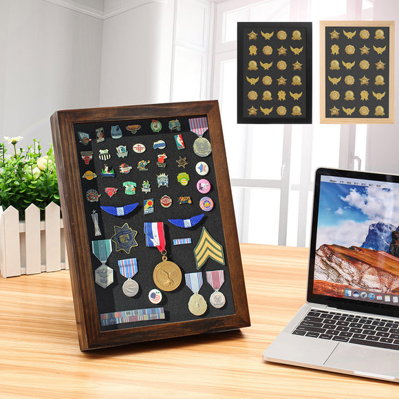 Medal,Wooden,Display,Storage,Frame,Hanging,Desktop,Decorations