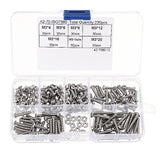 Suleve,M3SH3,Stainless,Steel,Socket,Button,Screws,Bolts,Assortment,230pcs