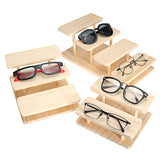 Sunglasses,Stand,Glasses,Jewelry,Display,Stand,Bamboo,Watches,Layers,Holder