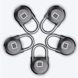 Smart,Fingerprint,Padlock,Charging,Keyless,Theft,Travel,Luggage,Drawer,Safety,Escape,Second,Unlock,Waterproof