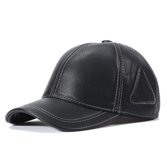 Artificial,Leather,Sport,Baseball,Adjustable,Earflaps,Snapback