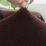 Brown,Stretch,Elastic,Cover,Solid,Slipcover,Washable,Couch,Furniture,Protector,Living