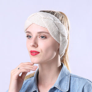 Women,Handmade,Braided,Headband,Thickened,Loose