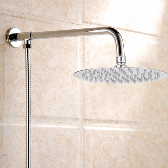 Modern,Round,Chrome,Stainless,Steel,Water,Rainfall,Overhead,Shower