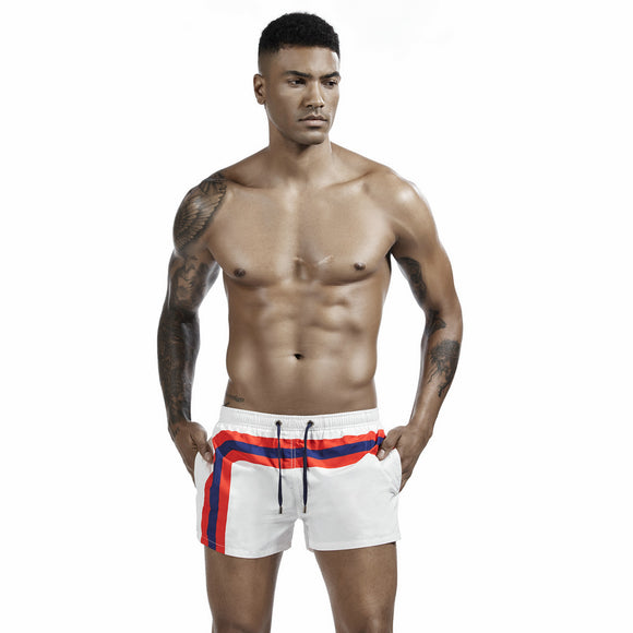 SEOBEAN,Men's,Hiking,Shorts,Breathable,Quick,Beach,Stripes,Leisrue,Briefs,Fitness,Running,Shorts,Sportswear