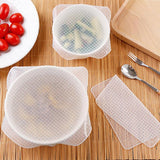 Transparent,Silicone,Cling,Multifunctional,Fresh,Keeping,Saran