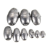 50pcs,Metal,Olive,Shape,Leads,Sinkers,Fishing,Sinker,Making,Fishing,Sinker,Tackle