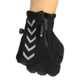 Winter,Touch,Screen,Finger,Gloves,Reflective,Strip,Windproof,Cycling,Thermal,Glove