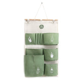 Cotton,Hanging,Organizer,Storage,Baskets,Container,Closet,Pocket