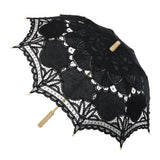 Layer,Embroidered,Wedding,Protection,Umbrella,Vintage,Umbrella