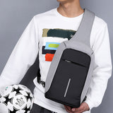 99018,Unisex,Fashion,Messenger,Trunk,Pattern,Chest,Packs,Waterproof,Shoulder,Backpack