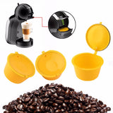 Colorful,Refillable,Coffee,Capsule,Reusable,Coffee,Spoon,Brush,Nescafe,Dolce,Gusto,Brewer