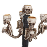 Resin,Craft,Statues,Skull,Candlestick,Creative,Figurines,Sculpture,Decorations