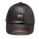Collrown,Vintage,Leather,Baseball,Outdoor,Windproof,Adjustable,Sports