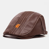 Banggood,Design,Artificial,Leather,Protected,Casual,Beret