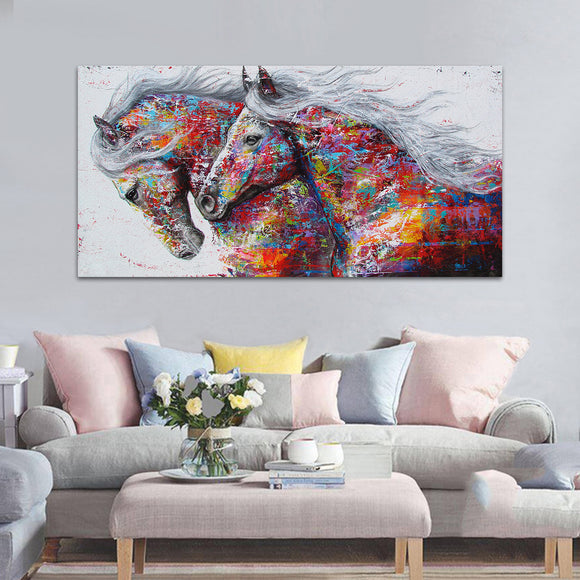 Modern,Canvas,Print,Horse,Paintings,Picture,Mural,Hanging,Decor,Unframed