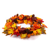 Christmas,Maple,Leaves,Pumpkin,Berry,Wreath,Garland,Hanging,Craft,Decorations