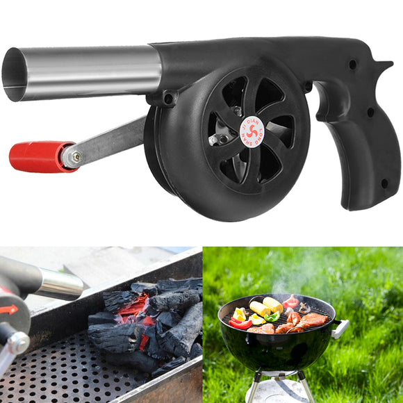 Charcoal,Grill,Beads,Starter,Powerful,Blower,Large,Crank