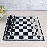 Portable,Chess,Tournament,Chess,Plastic,Pieces,Black,Chess,Board