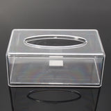 Acrylic,Clear,Transparent,Tissue,Cover,Rectangular,Holder,Paper,Storage