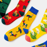 Unisex,Animal,Series,Pattern,Colourful,Patchwork,Color,Socks