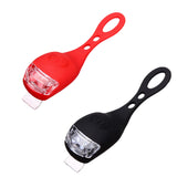 Black&Red,Bicycle,Light,Waterproof,Silicone,Flashlight