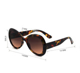 Women,Round,Shape,Frame,Hawksbill,Personality,Casual,Outdoor,Protection,Sunglasses