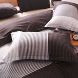 Bedding,Stripe,Style,Quilt,Cover,Pillowcase,Queen