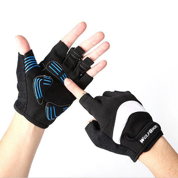 WOLFBIKE,Breathable,Cycling,Gloves,Bicycle,Shockproof,Finger,Gloves,Short,Sports,Gloves,Women