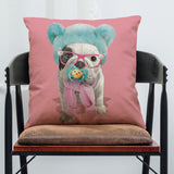 French,Bulldog,Printed,Pillowcase,Cotton,Linen,House,Decoration,Cushion,Cover,Pillow