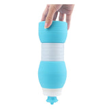 IPRee,600ML,Silicone,Folding,Portable,Retractable,Telescopic,Water,Bottle,Outdoor,Travel,Sports