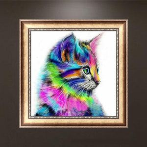 Honana,30x30cm,Cross,Stitch,Colorful,Diamond,Printing,Embroidery,Decor